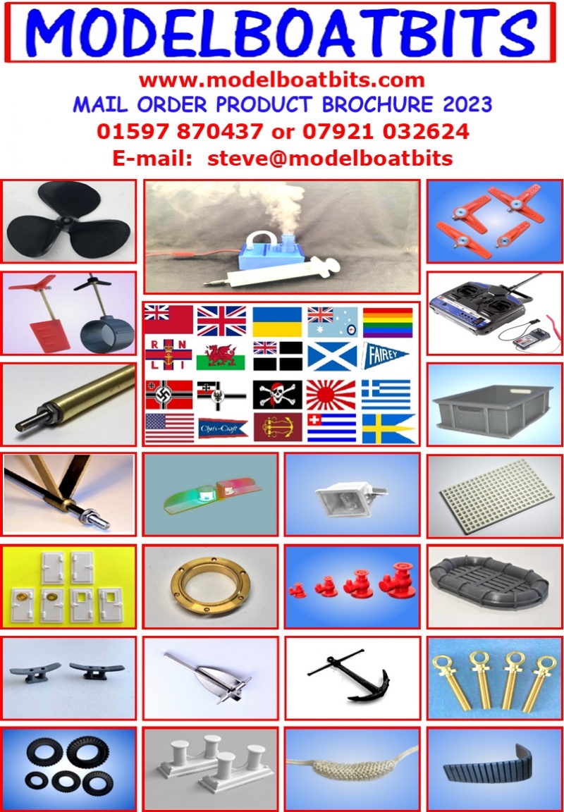 Modelboatbits product catalogue