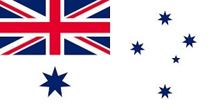 Model Flag Australian White Ensign