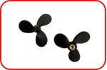 3 Blade plastic propellers M2 and M4